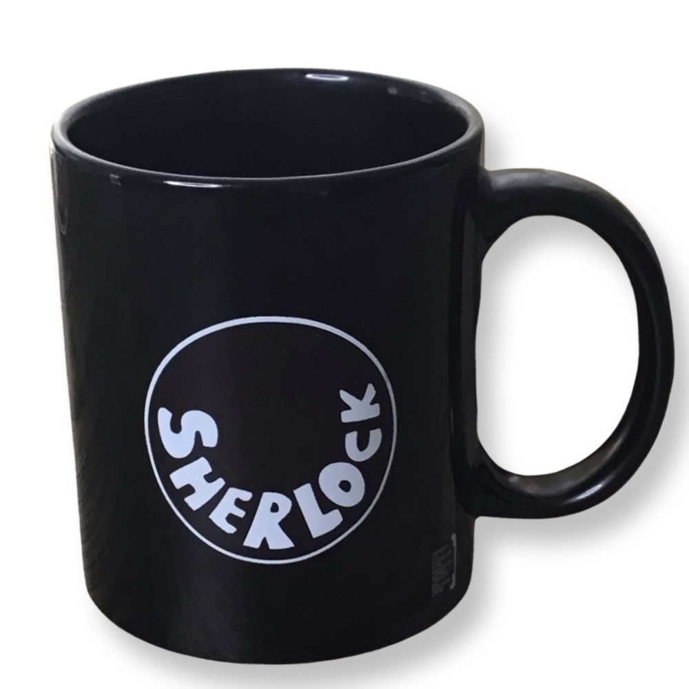 BLACK Sherlock Holmes Coffee Tea Mug Heat Reveal Mug